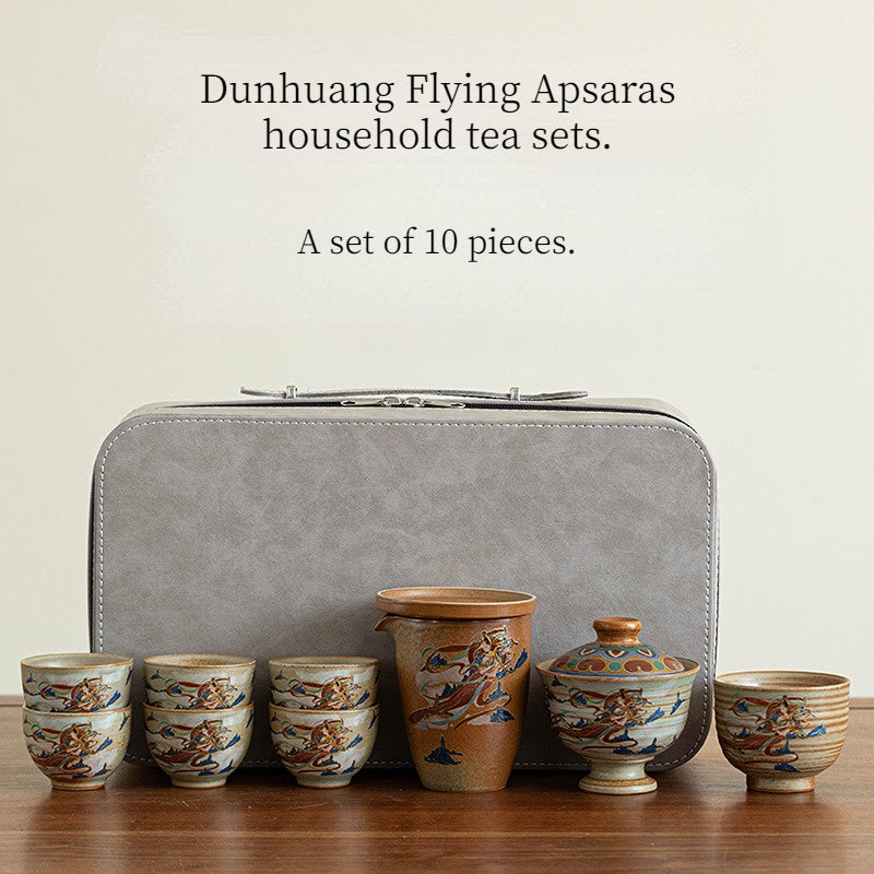 Dunhuang Flying Apsaras household tea set.drinking utensils