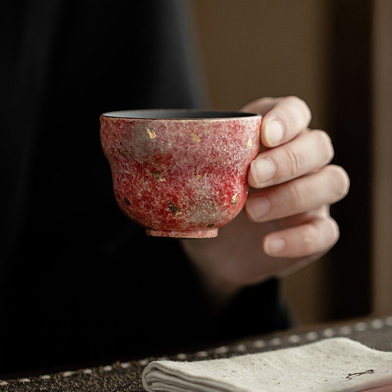 Rock - Mineral Painted Pottery Ceramic Master Cup